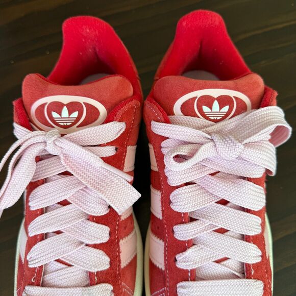 Size 7.5 - adidas Campus 00s Low Scarlet Red Gum sole - H03477 - Picture 9 of 14